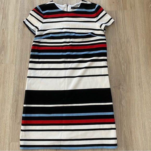 NWOT Maggy London Short Sleeve Stripe TShirt Sheath Dress - Picture 1 of 5